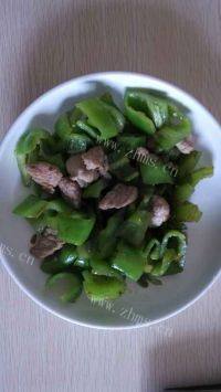 家常辣椒炒肉片