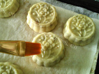 可口广式火腿月饼做法图解21)