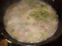 美味的冬瓜肉丸汤