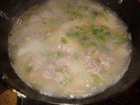 美味的冬瓜肉丸汤