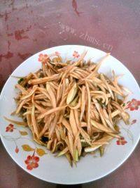 家常菜清炒茭白