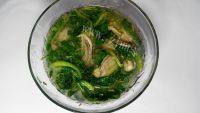 家常海蛎子鸡毛菜汤的做法图解十