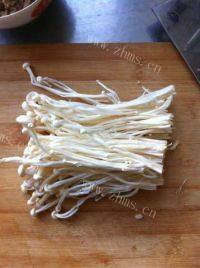 「DIY美食」凉拌金针菇做法图解1)