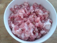 下饭泡豇豆炒肉末做法图解3)
