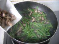 自制四季豆炒肉丝