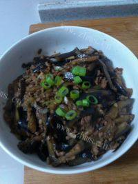 肉末茄条自制