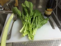 家常菜白灼菜心做法图解1)