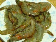 油菜炒虾做法图解2)