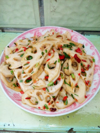 家常菜素炒藕片