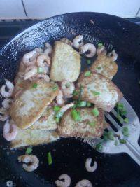 美味的虾仁豆腐做法图解6)