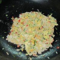 韭菜蛋炒饭自制做法图解9)