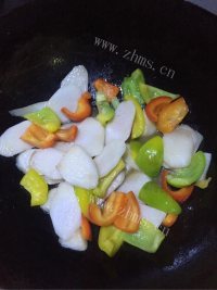 脆炒山药做法图解5)