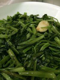 家常蒜香空心菜