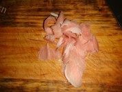 家常菜肉片炒茄子做法图解3)