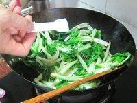 「DIY」清炒小白菜做法图解6)