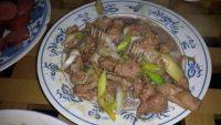 家常菜葱爆羊肉