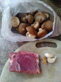 家常菜香菇炒肉片做法图解1)