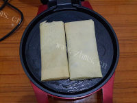 美味的韭菜煎饼盒子做法图解13)