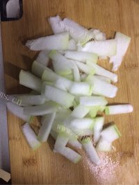 家常菜素炒冬瓜做法图解1)