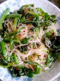 家常菜菠菜拌粉丝