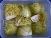 美味的酸包菜做法图解3)