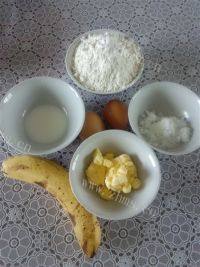 诱人的香蕉软饼干做法图解1)