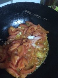 珍馐美味的西红柿炒鸡蛋做法图解8)