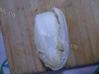 凉拌白菜心自制做法图解2)