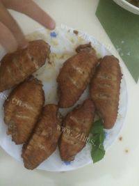 美味的烤鸡中翅