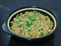 诱人的肉末蒸豆腐