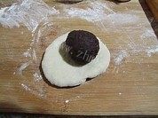 自制豆沙馅餐包做法图解6)