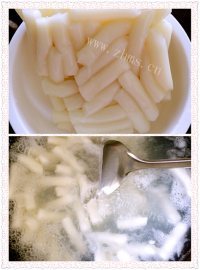 自制辣炒年糕做法图解2)