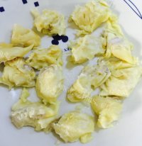 自制榴莲糯米糍做法图解5)