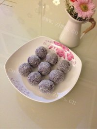 自制紫薯椰蓉球