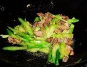美味的西芹牛柳