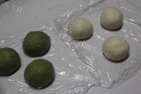 自制抹茶双色吐司做法图解19)