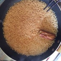 香喷喷的排骨焗饭做法图解6)