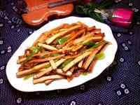 彩椒豆干做法图解7)