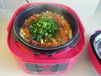 美味的田园腊鸭饭 做法图解10)