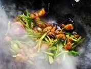 家常菜青椒洋葱回锅肉做法图解4)