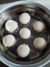 简易的奶香豆沙包做法图解8)
