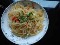 家常菜椒香土豆丝