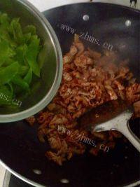 家常菜莴笋肉片做法图解4)