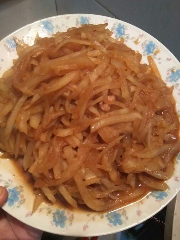 家常炒萝卜丝