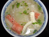 美味的冬瓜海鲜汤