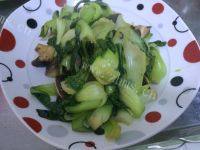 家常菜香菇油菜