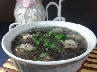 家常菜紫菜肉丸汤