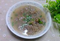 美味的牛肉羹