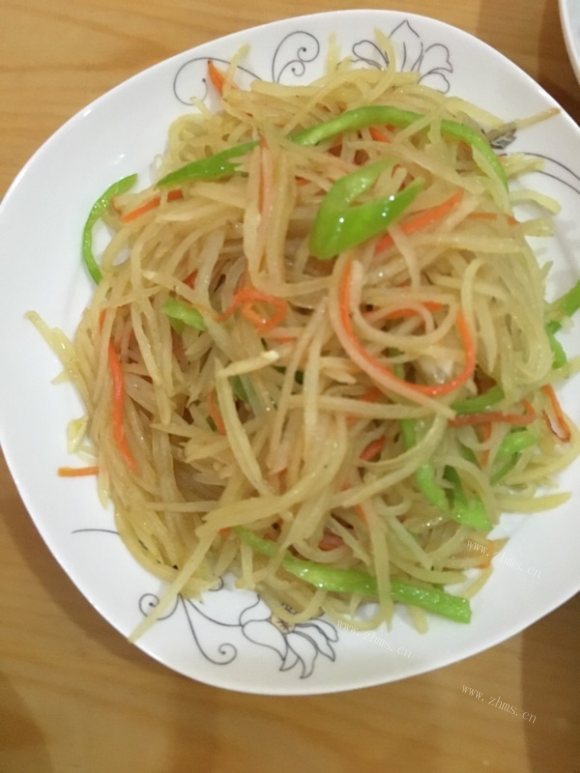 好吃的青椒土豆丝
