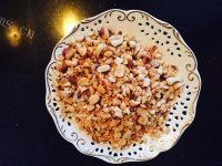 自制抹茶牛轧糖做法图解3)